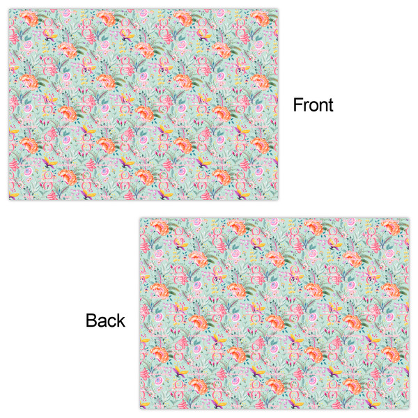 Exquisite Chintz Wrapping Paper Sheet - Double Sided - Front & Back