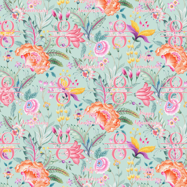 Exquisite Chintz Wrapping Paper Square