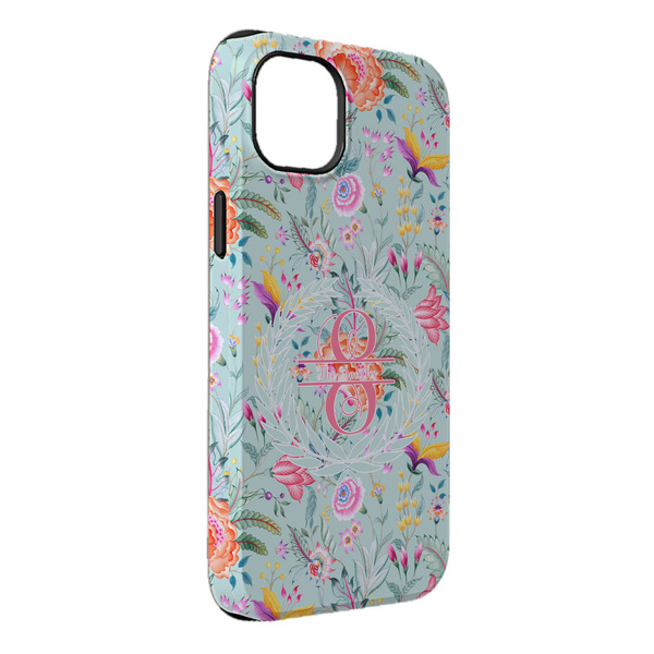 Custom Exquisite Chintz iPhone Case - Rubber Lined - iPhone 14 Plus (Personalized)