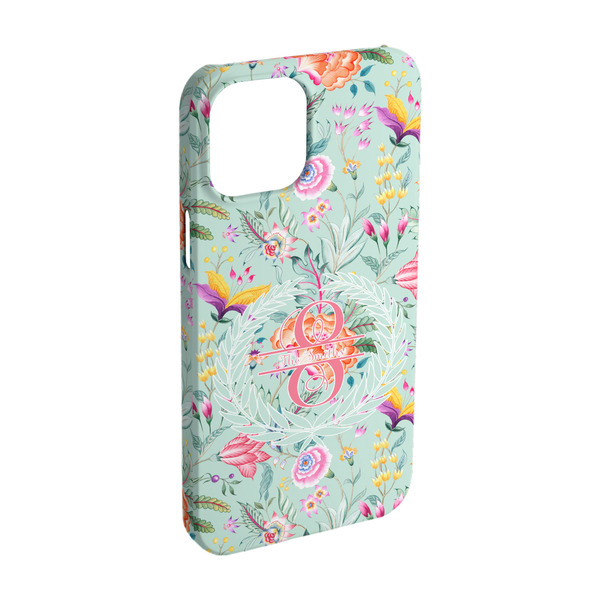 Custom Exquisite Chintz iPhone Case - Plastic - iPhone 15 (Personalized)
