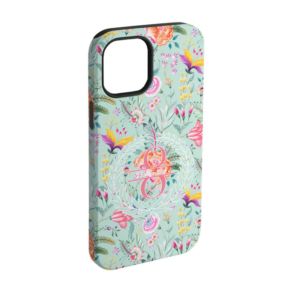 Custom Exquisite Chintz iPhone Case - Rubber Lined - iPhone 15 Pro (Personalized)