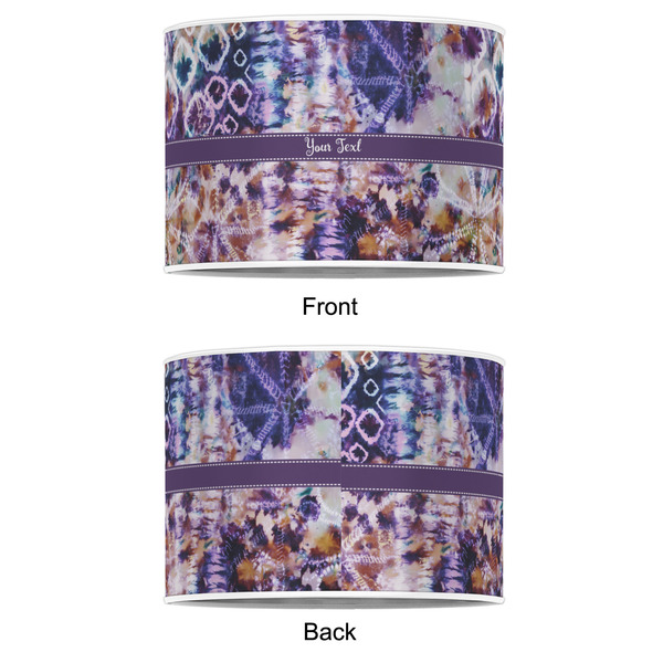Tie Dye 12" Drum Lampshade - APPROVAL (Poly Film)