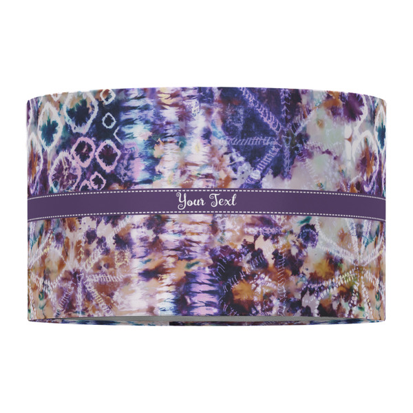 Tie Dye 12" Drum Lampshade - FRONT (Fabric)