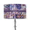 Tie Dye 12" Drum Lampshade - ON STAND (Fabric)
