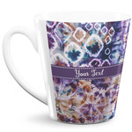 Tie Dye 12 Oz Latte Mug (Personalized)