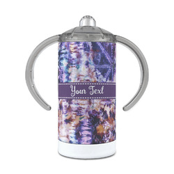 Tie Dye 12 oz Stainless Steel Sippy Cup (Personalized)