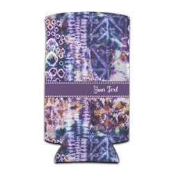 Tie Dye Can Cooler (tall 12 oz) (Personalized)