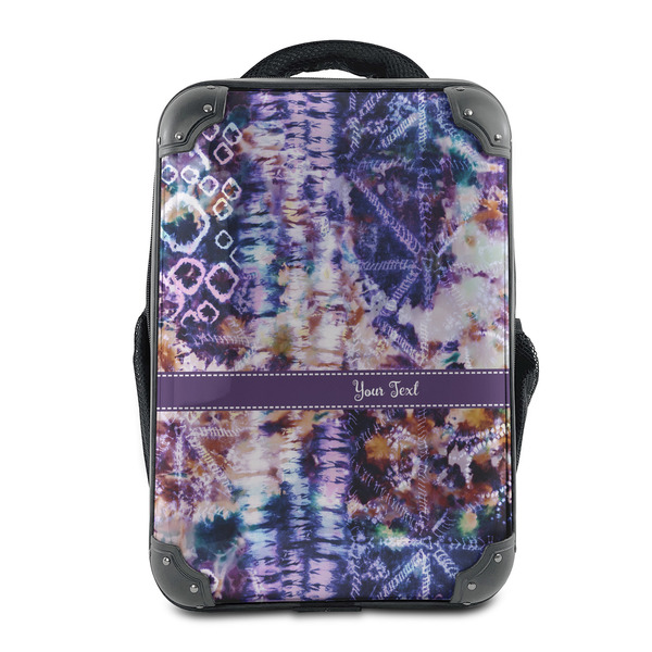 Custom Tie Dye 15" Hard Shell Backpack (Personalized)