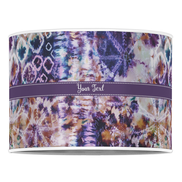 Tie Dye 16" Drum Lampshade - FRONT (Poly Film)
