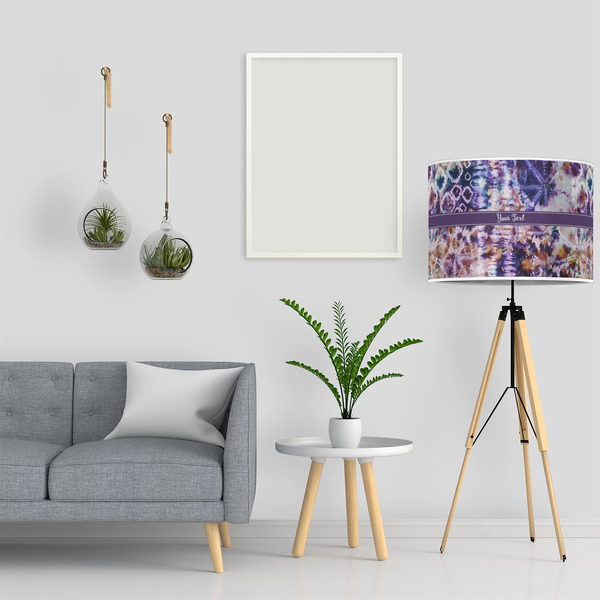 Tie Dye 16" Drum Lampshade - LIFESTYLE