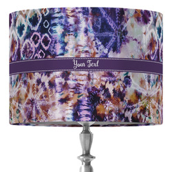 Tie Dye 16" Drum Lamp Shade - Fabric (Personalized)