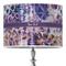 Tie Dye 16" Drum Lampshade - ON STAND (Poly Film)