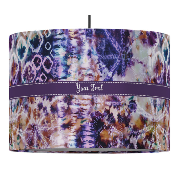 Tie Dye 16" Drum Lampshade - PENDANT (Fabric)