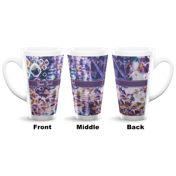 Tie Dye 16 Oz Latte Mug - Approval