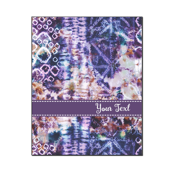 Custom Tie Dye Wood Print - 16x20 (Personalized)