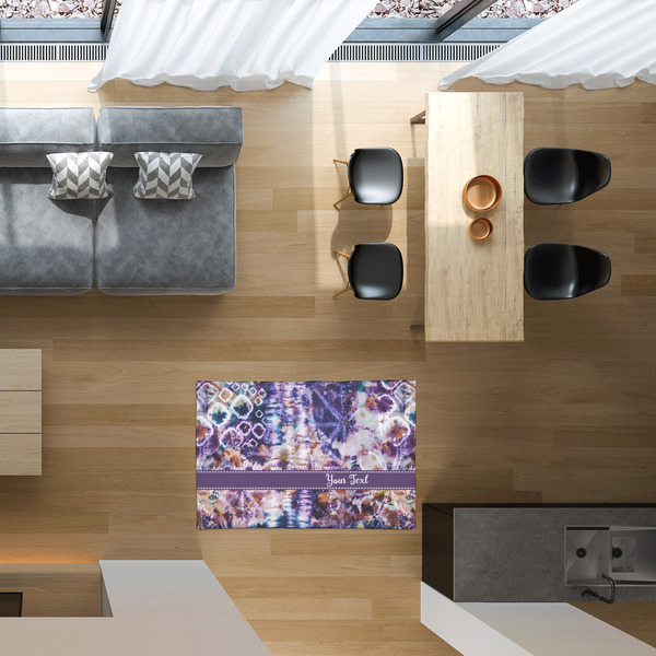 Tie Dye 2'x3' Indoor Area Rugs - IN CONTEXT