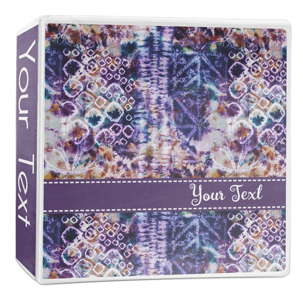Custom Tie Dye 3-Ring Binder - 2 inch (Personalized)