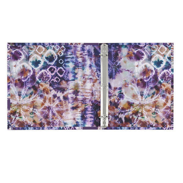 Tie Dye 3 Ring Binders - Full Wrap - 1" - OPEN INSIDE