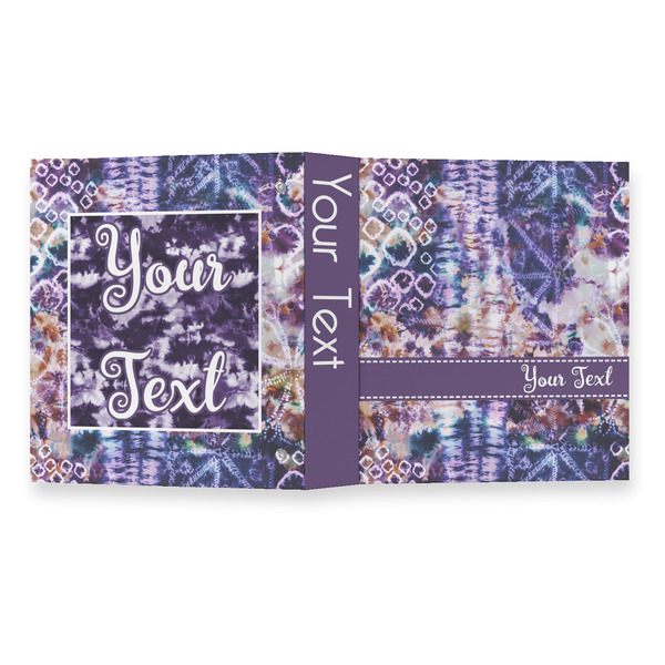 Tie Dye 3 Ring Binders - Full Wrap - 1" - OPEN OUTSIDE