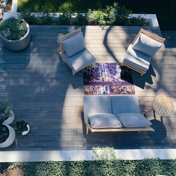 Tie Dye 3'x5' Patio Rug - In Context