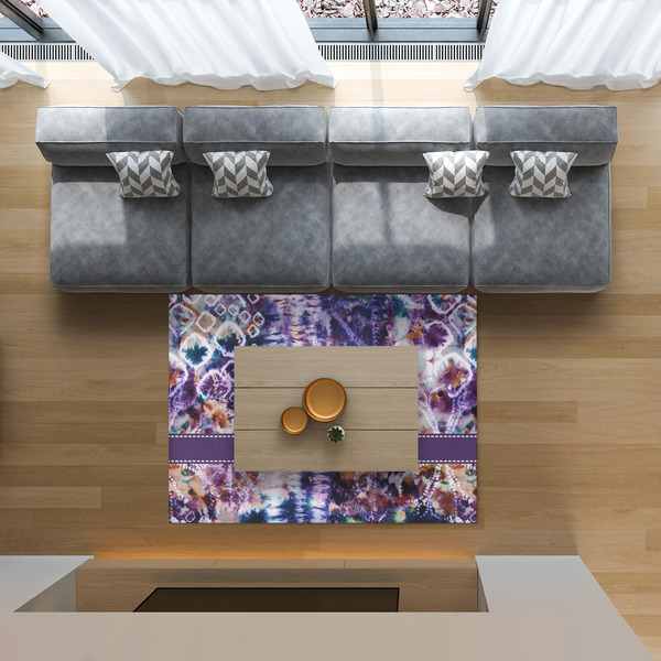 Tie Dye 5'x7' Indoor Area Rugs - IN CONTEXT