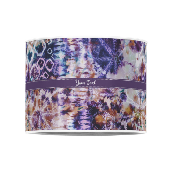 Tie Dye 8" Drum Lampshade - FRONT (Poly Film)