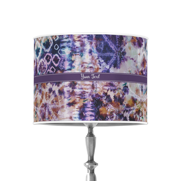 Tie Dye 8" Drum Lampshade - ON STAND (Poly Film)