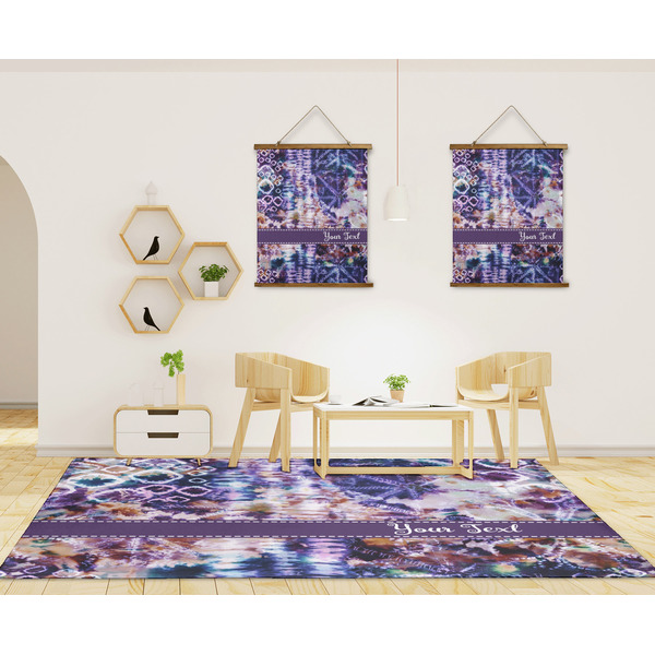 Tie Dye 8'x10' Indoor Area Rugs - IN CONTEXT