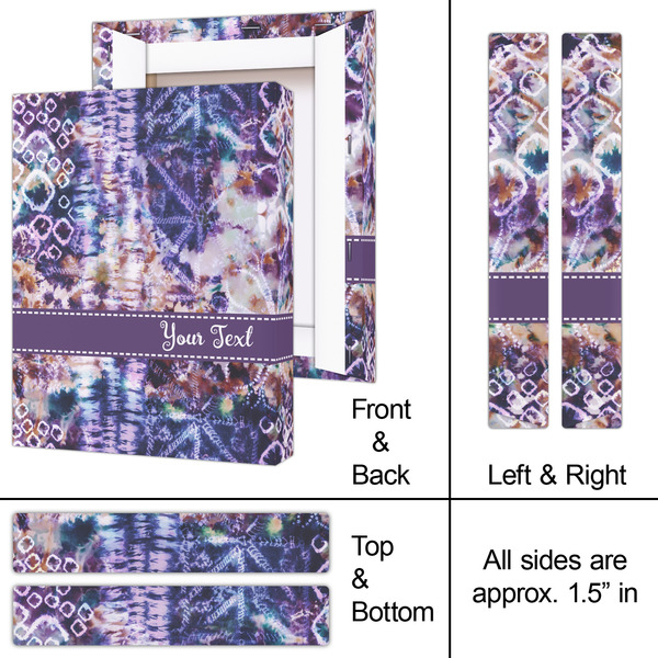 Tie Dye 8x10 - Canvas Print - Approval