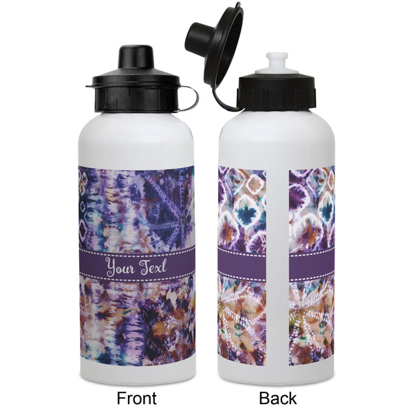 Tie Dye Aluminum Water Bottle - White APPROVAL
