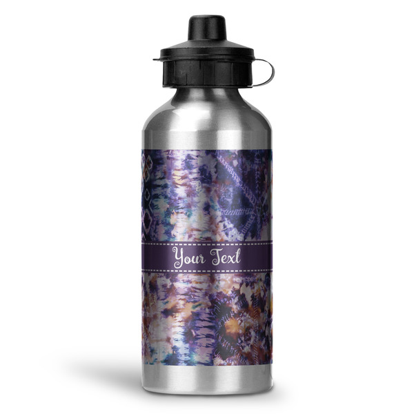 Custom Tie Dye Water Bottle - Aluminum - 20 oz (Personalized)