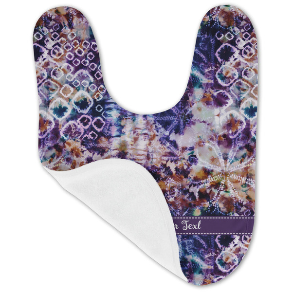 Tie Dye Baby Bib - AFT folded