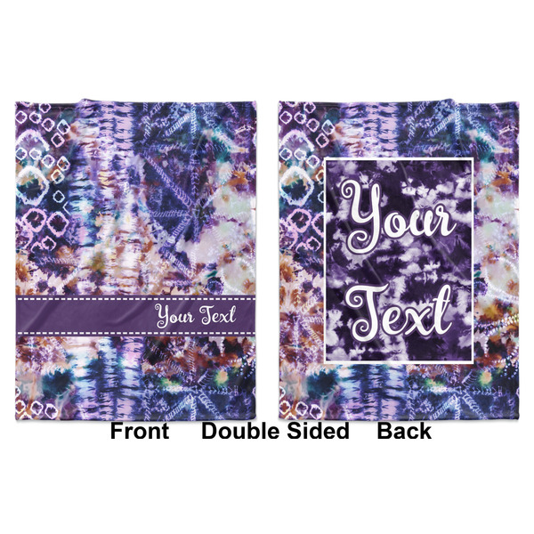 Tie Dye Baby Blanket (Double Sided - Printed Front and Back)