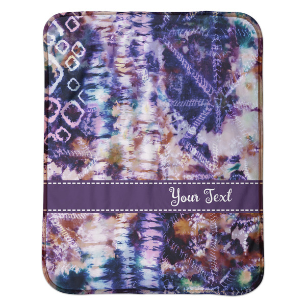 Tie Dye Baby Sherpa Blanket - Flat