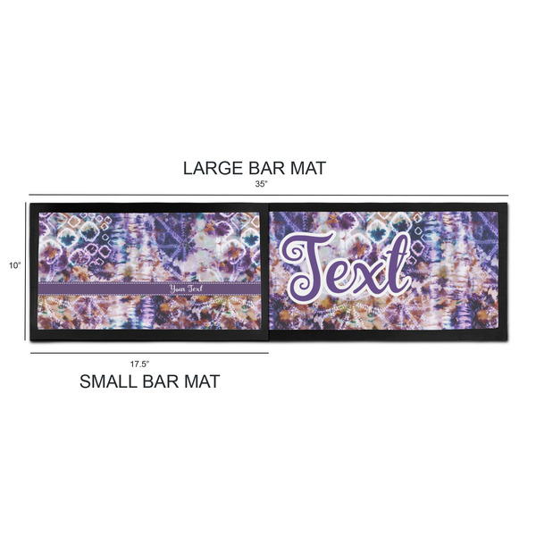Tie Dye Bar Mats - Sizing Chart