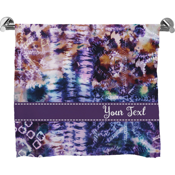 Custom Tie Dye Bath Towel (Personalized)
