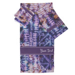 Tie Dye Bath Towel Set - 3 Pcs (Personalized)