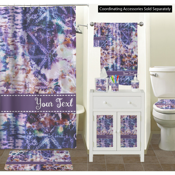 Tie Dye Bathroom Scene