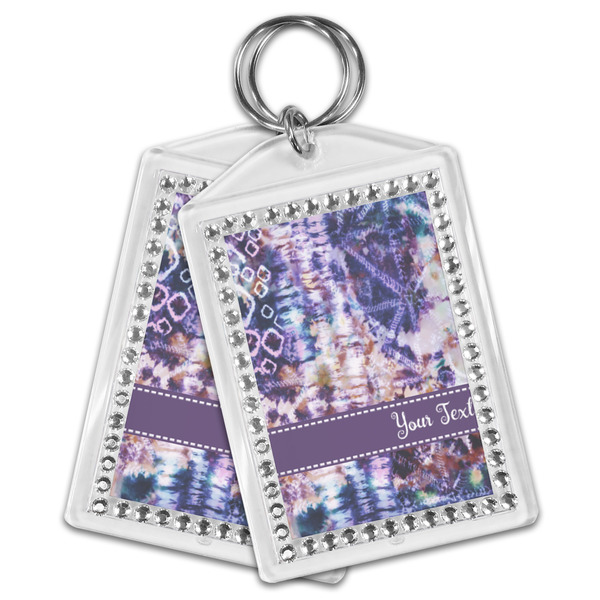 Tie Dye Bling Keychain - MAIN