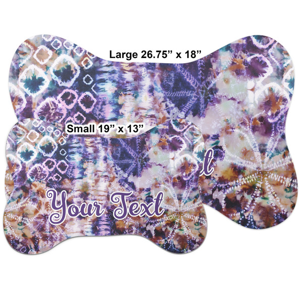 Tie Dye Bone Shaped Mat Comparison