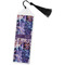 Tie Dye Bookmark with tassel - Flat