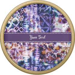 Tie Dye Cabinet Knob - Gold (Personalized)