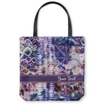 Tie Dye Canvas Tote Bag - Small - 13"x13" (Personalized)