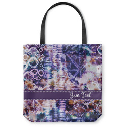 Tie Dye Canvas Tote Bag - Small - 13"x13" (Personalized)
