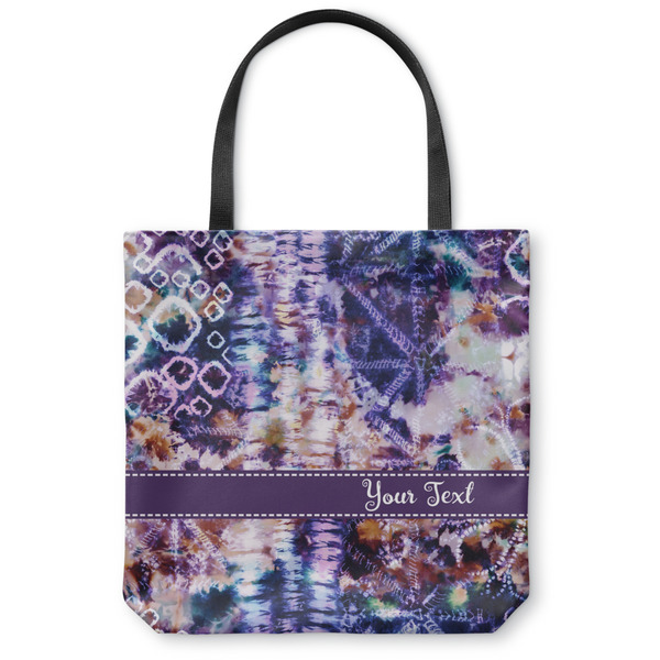 Custom Tie Dye Canvas Tote Bag - Large - 18"x18" (Personalized)