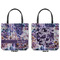 Tie Dye Canvas Tote - Front and Back