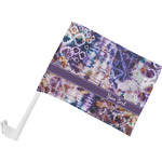 Tie Dye Car Flag - Small w/ Name or Text