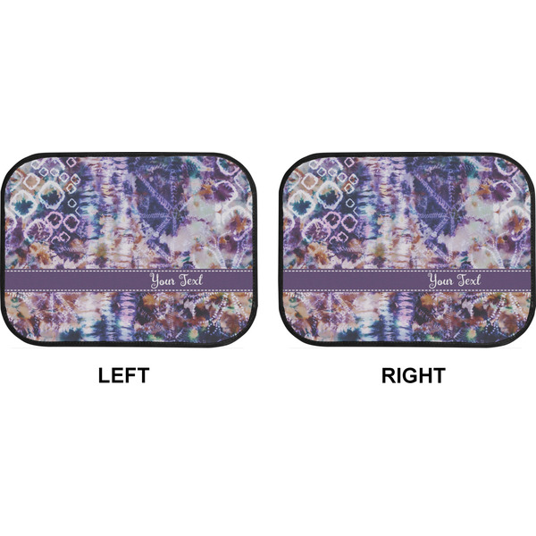 Tie Dye Car Floor Mats (Back Seat) (Approval)