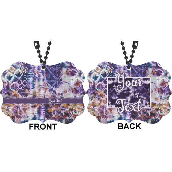 Tie Dye Car Ornament (Approval)