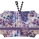 Tie Dye Rear View Mirror Ornament (Personalized)